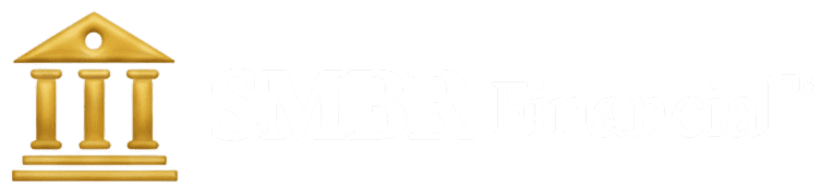 Logo with the text 'MBR' in white on a transparent background.